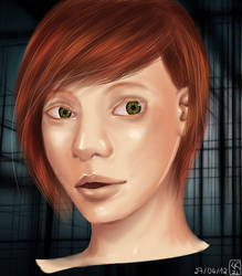 Realistic ginger face