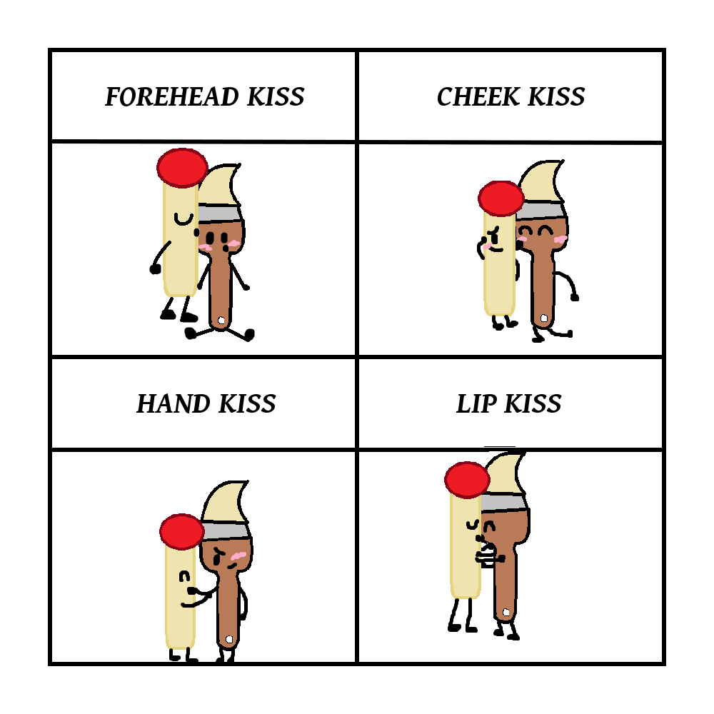 MatchBrush Kissing meme (Request) by Paintbrush167 on DeviantArt