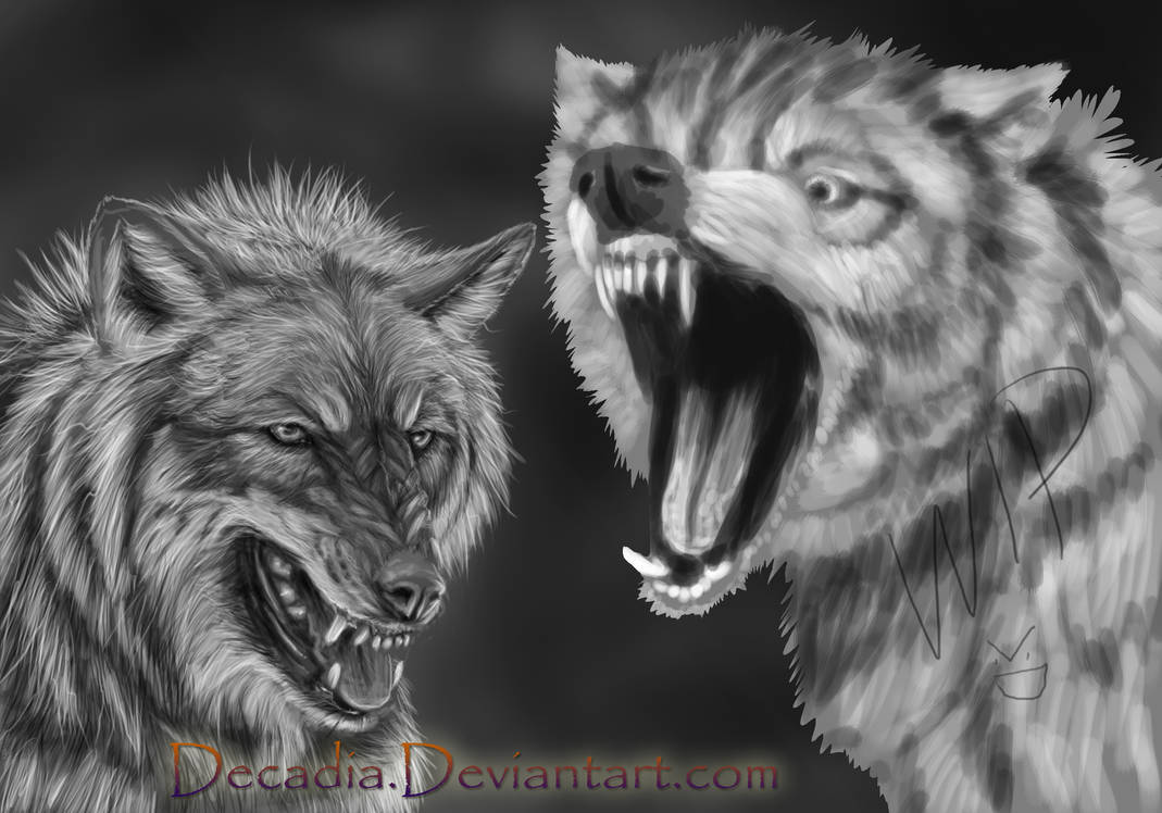 Mad Wolves Mad Wolves WIP by Decadia on DeviantArt