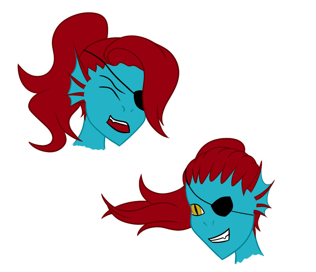 Undyne Portraits by mrsomnomnivore on DeviantArt