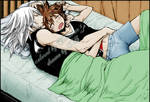 Riku and Sora Sleeping