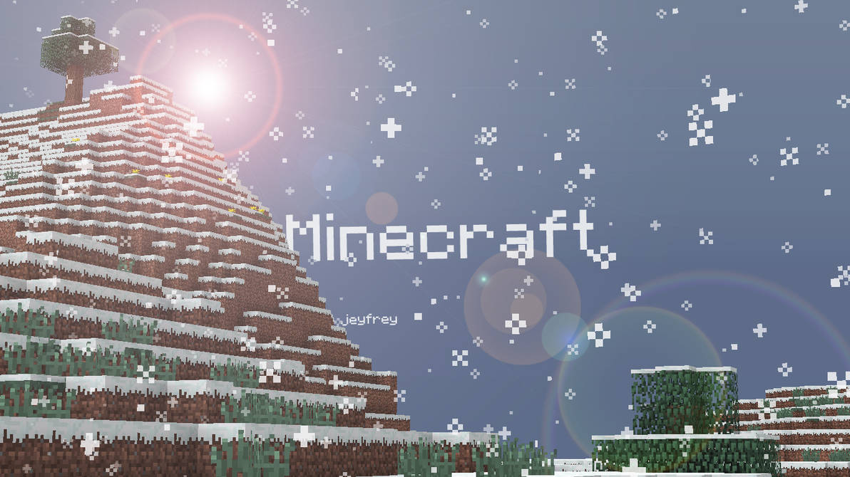 Minecraft desktop background, for you. by Jeyfray on DeviantArt