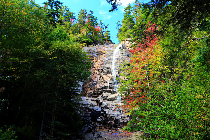 Stock: Arethusa Falls in Autumn by Celem