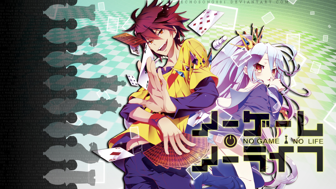 No Game No Life Wallpaper 1366x768 By Echosong001 On Deviantart No Game No Life Wallpaper 1366x768 By Echosong001 On Deviantart