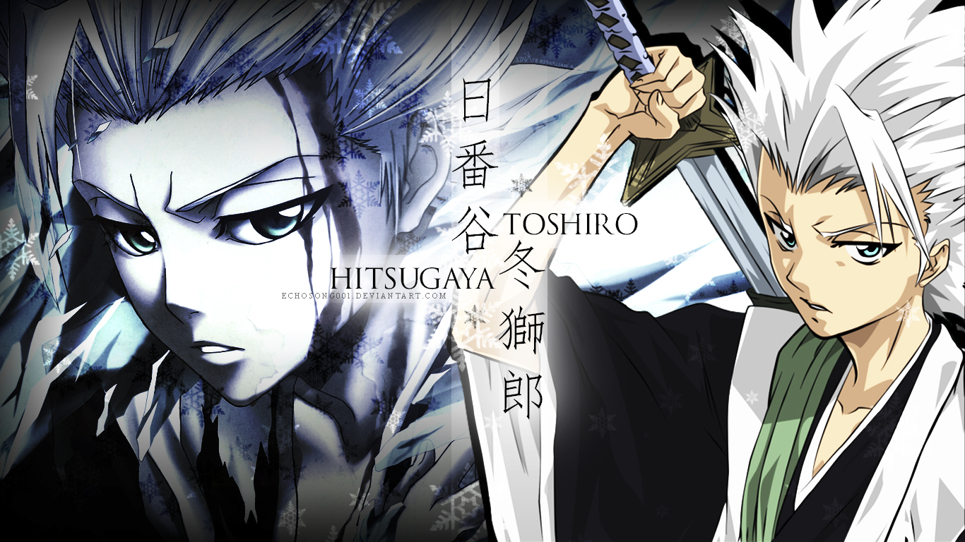 Bleach - Toshiro Hitsugaya Wallpaper (1366x768)