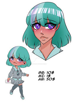 Yandere Adopt Auction: Minty [CLOSED]