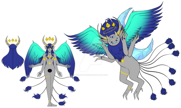 New!War Paint Demon OC: Aozora Lune