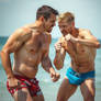Another beach brawl!
