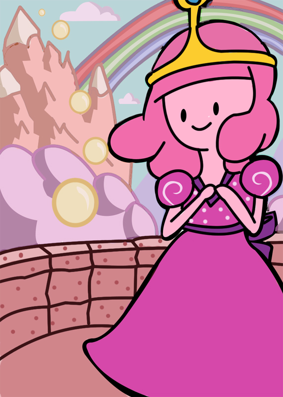 Young Princess Bubblegum card badge