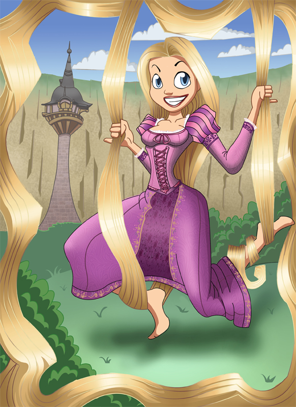 Rapunzel's only companion by grim1978 on DeviantArt