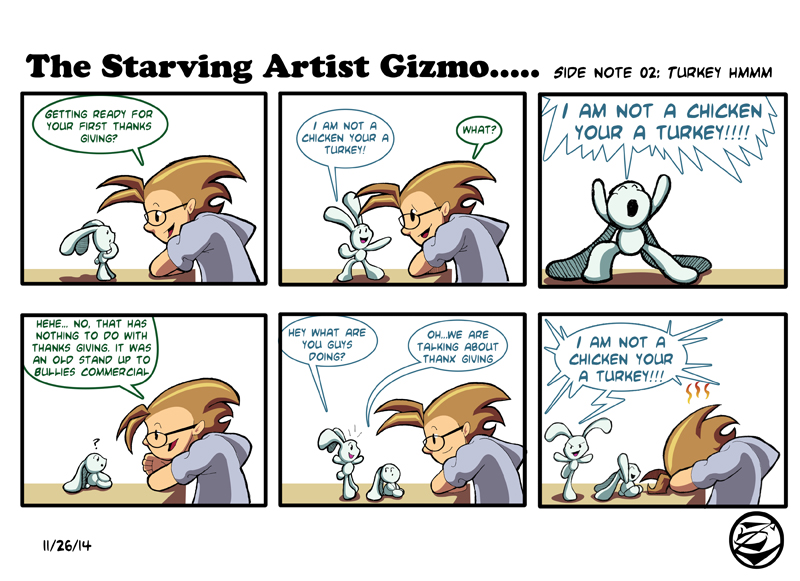 The Starving Artist Gizmo Side note  002