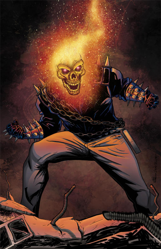 Colorist: Ghost Rider by GizmoNbunny on DeviantArt