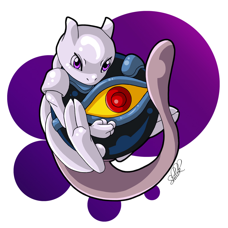 Mewtwo x mew x mewtwo by shinyscyther on deviantART