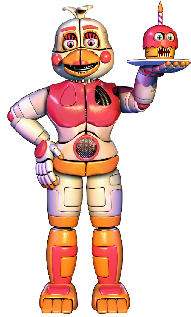 Funtime Chica Full Body Render by FuntimeFreddoFazbear on DeviantArt