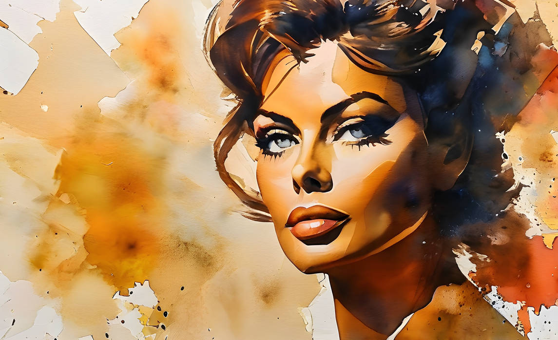 Sophia Loren By Butterandbacon On DeviantArt sophia-loren-by-butterandbacon-on-deviantart