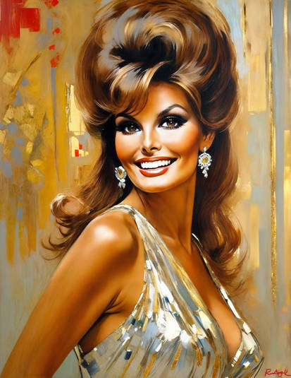 raquel welch silver dress Raquel Welch's unforgettable silver moment is up for auction! This dazzling metallic gown from "Naked Gun" is a true showstopper! Own a piece of Hollywood history with this iconic