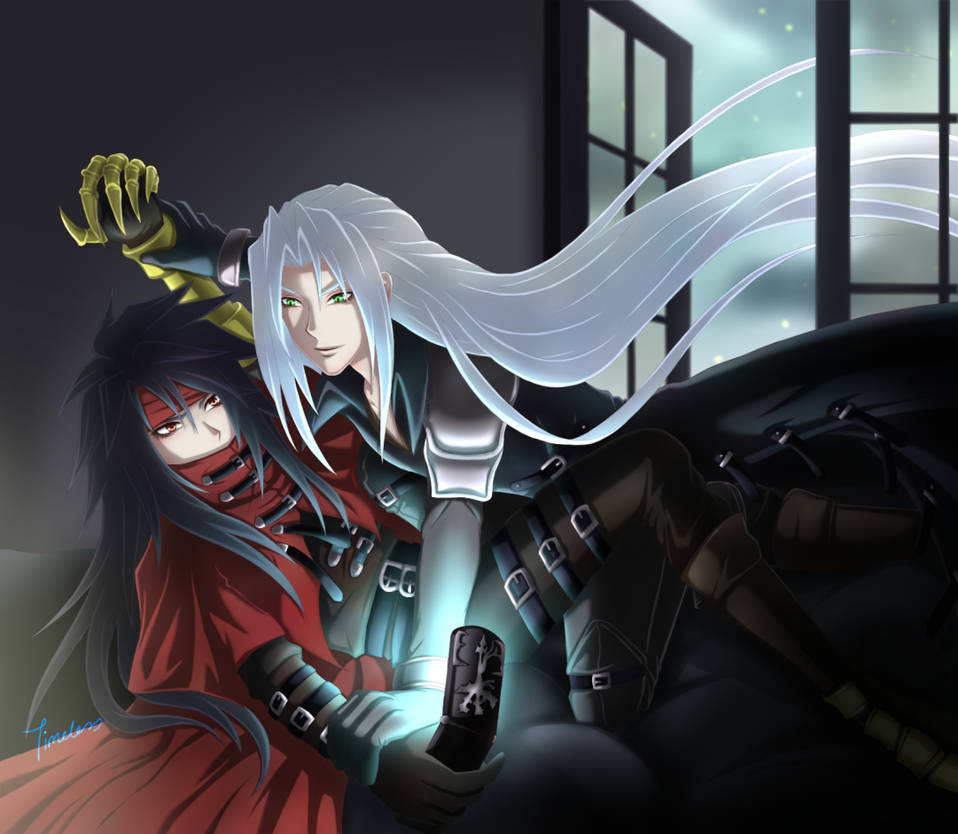 Sephiroth + Vincent Valentine Emergency by timeless3wings on DeviantArt