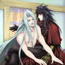 Sephiroth + Vincent Valentine : V'day spank