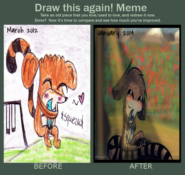 Before and After Meme: .:My Mordecai:.