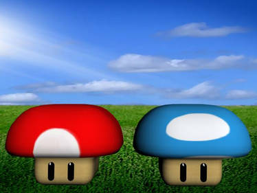 mario mushrooms