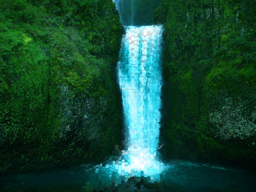 Blue Waterfall