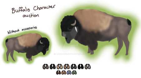 Buffalo Character Auction (CLOSED)