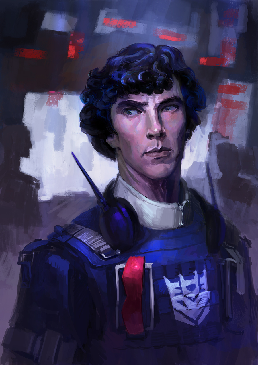 Human Soundwave (if Dr. Strange was in TF-world)