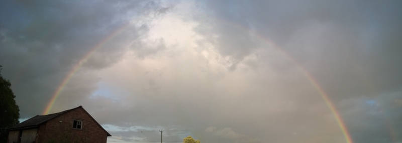 Double Rainbow - Panorama