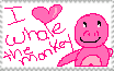 Whale The Monkey stamp