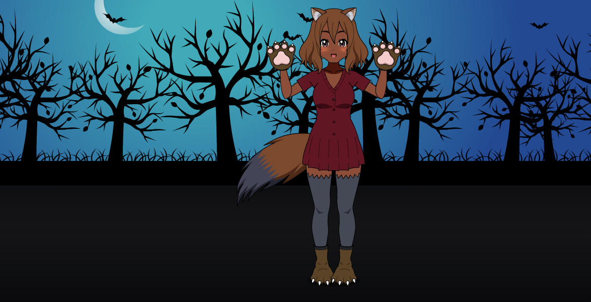 Werewolf Day Dresstober day 25 werewolf by DreamingDrake on DeviantArt