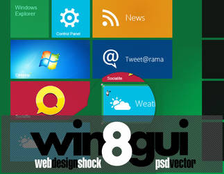 Full Windows 8 GUI Theme set