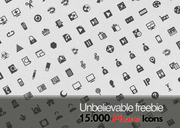 Unbelievable Freebie: 15.000 free iPhone icons