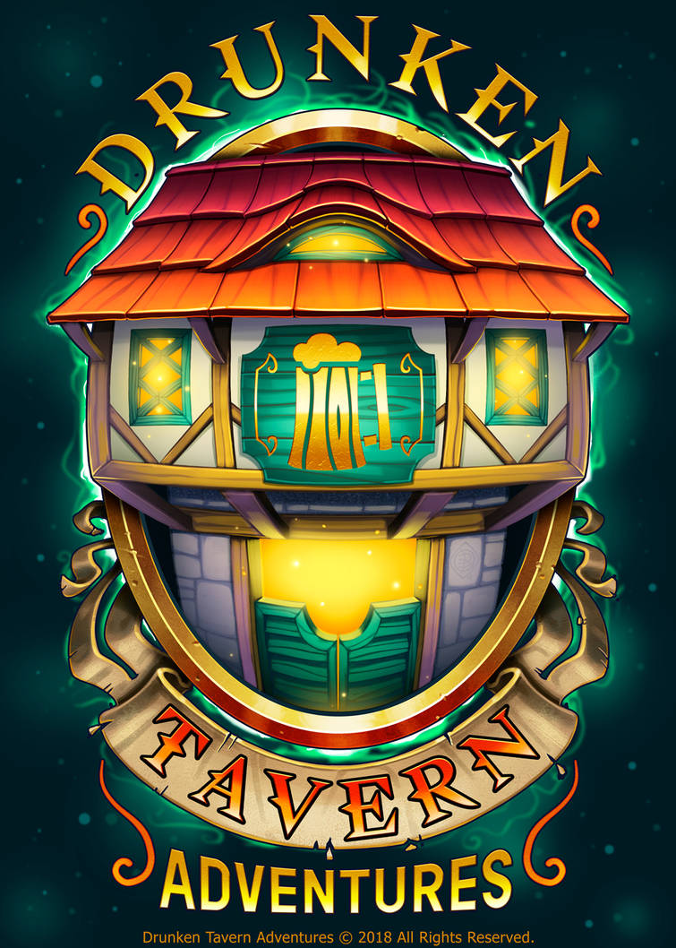 Logo: Drunken Tavern Adventure by Lord-Dragon-Phoenix