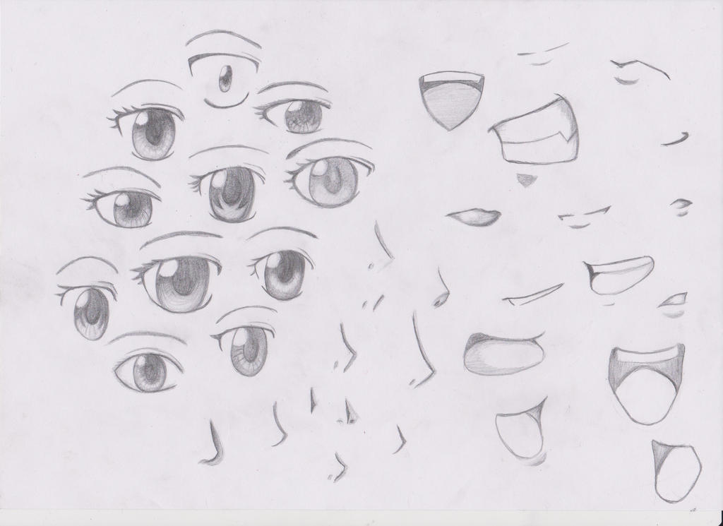Anime nose and mouth