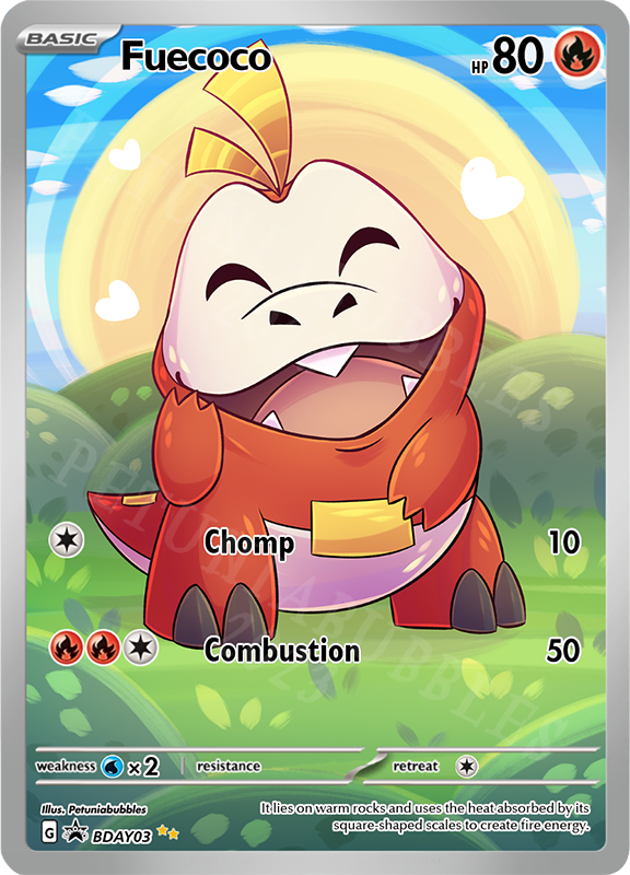 Fuecoco Card by Petuniabubbles on DeviantArt