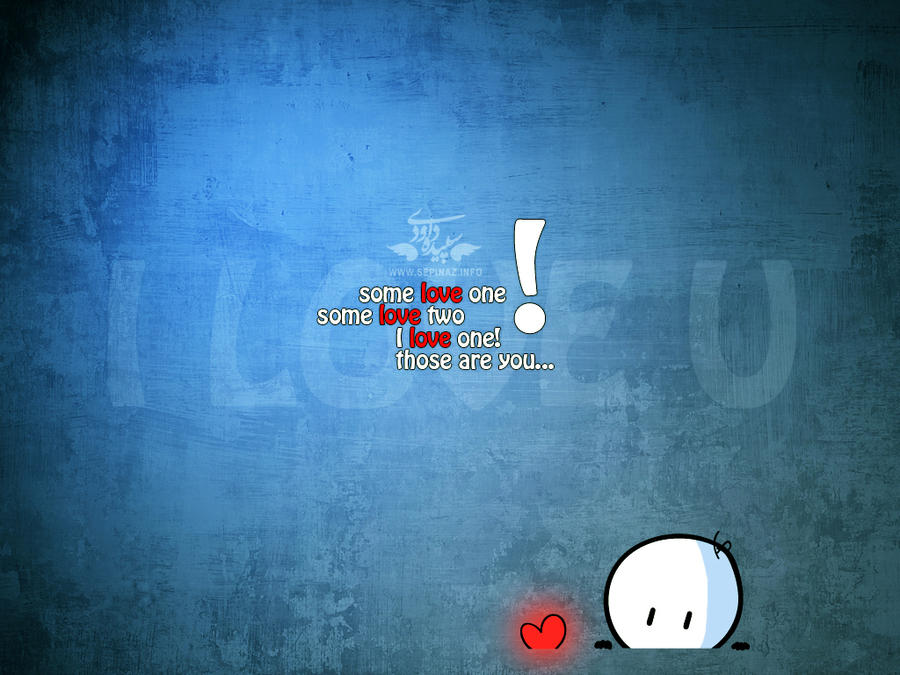 I Love One Wallpaper Set By Bigli Migli On Deviantart