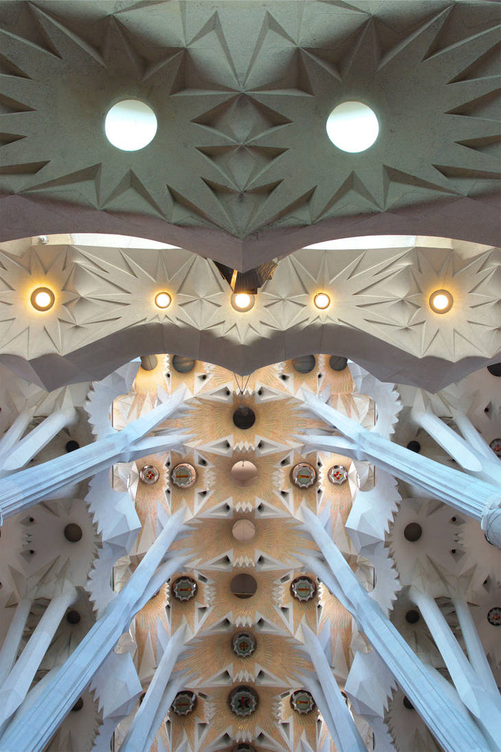 sagrada familia.ceiling by HollyIST on DeviantArt