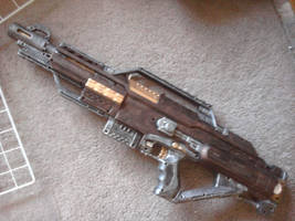 Steampunk Nerf Stampede Rifle