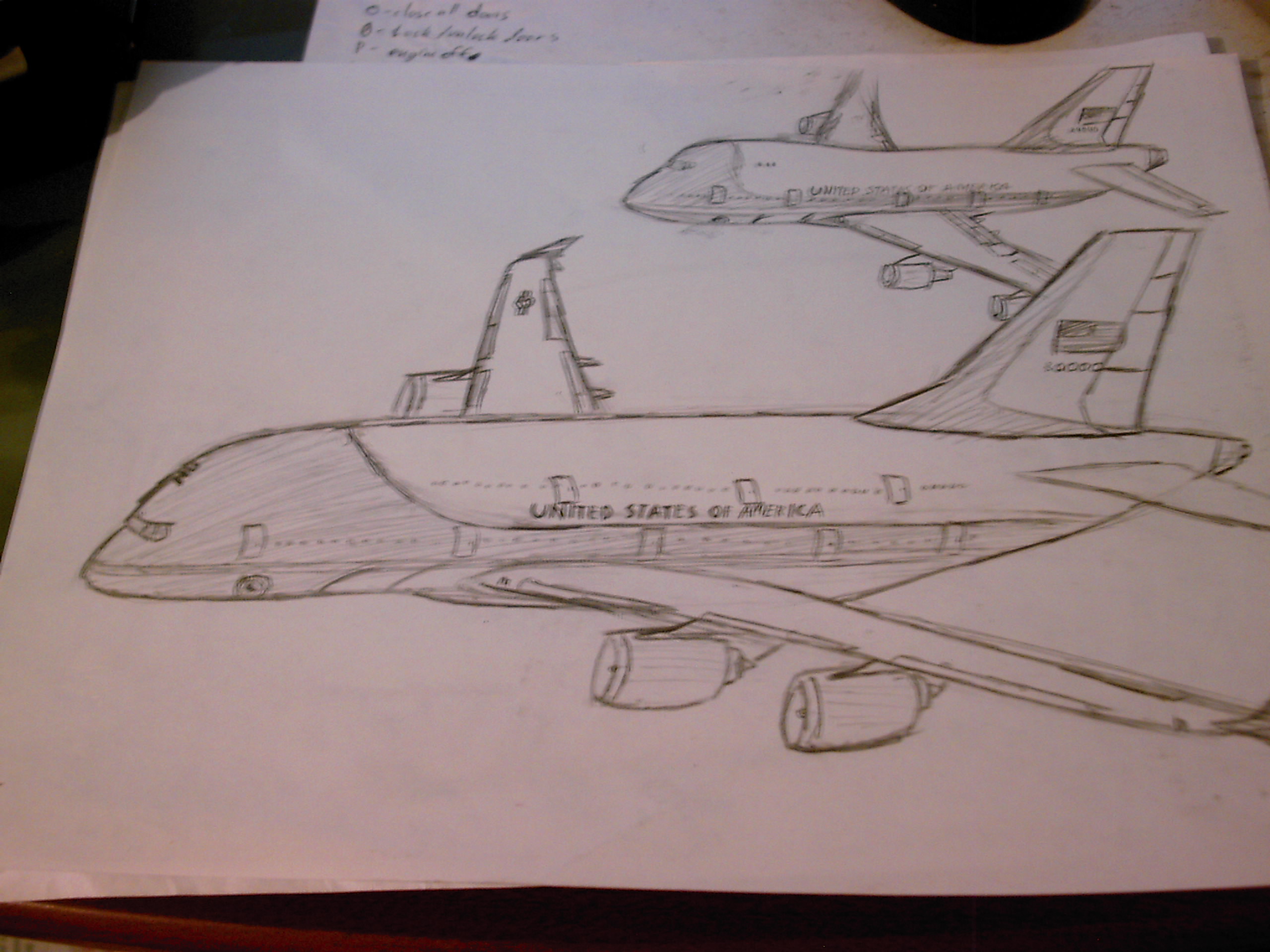 How To Draw Air Force 1