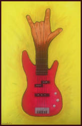 Hand-guitar