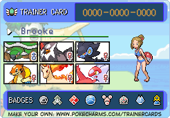 Summer Trainer Card