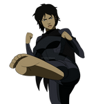 Young Justice - Orphan (unmasked) kick PNG by venturatheace