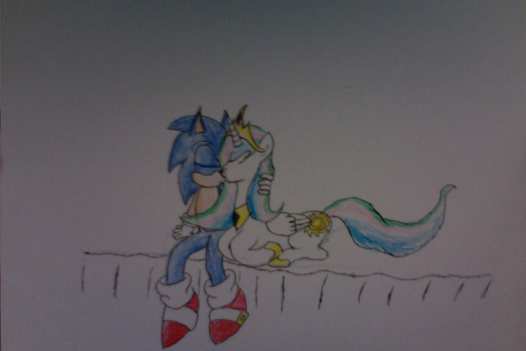 Sonic x Princess Celestia