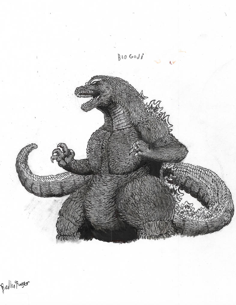 Biogoji Sketch Drawing by redrangerki on DeviantArt