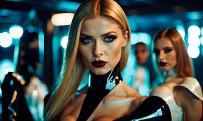 Russian Robot Women in latex 25