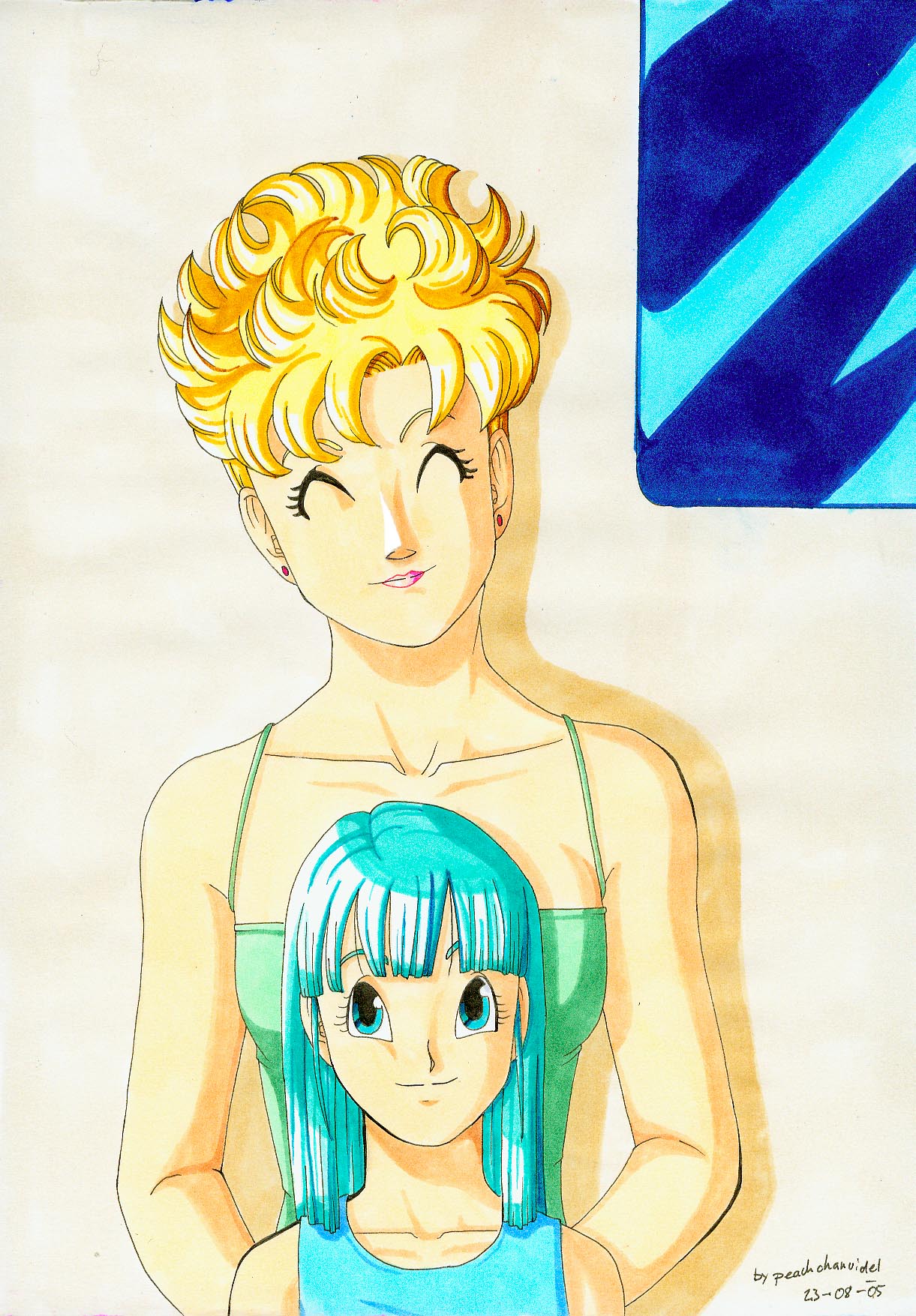 Bulma and her mother