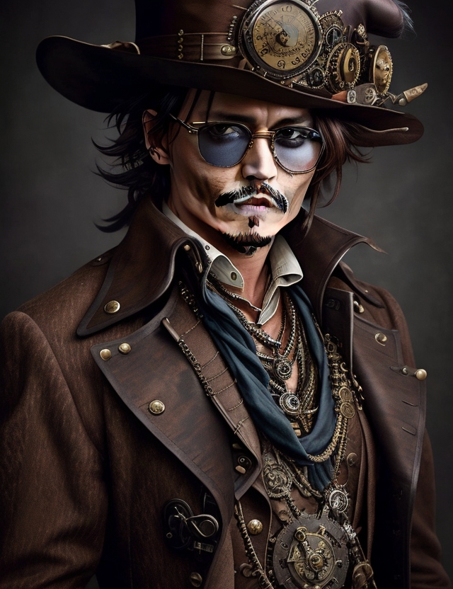 Johnny Depp in Steampunk Outfit by FuryStorm on DeviantArt