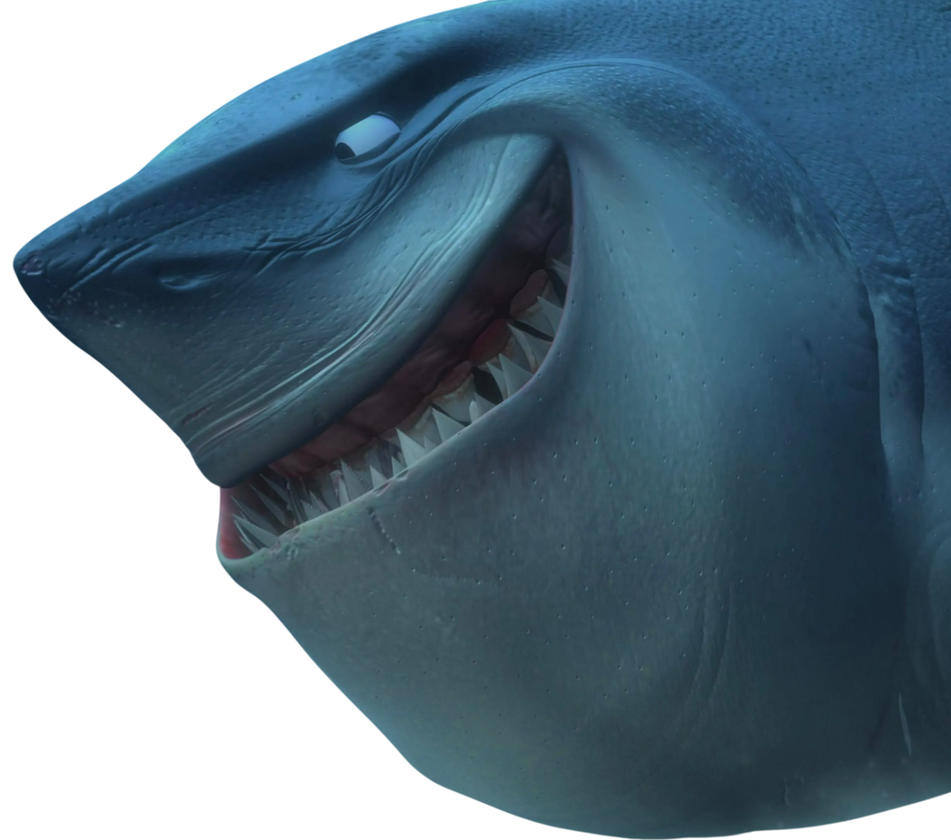 Bruce Grin Custom PNG (Finding Nemo) by SpongeBobOtherShows1 on DeviantArt
