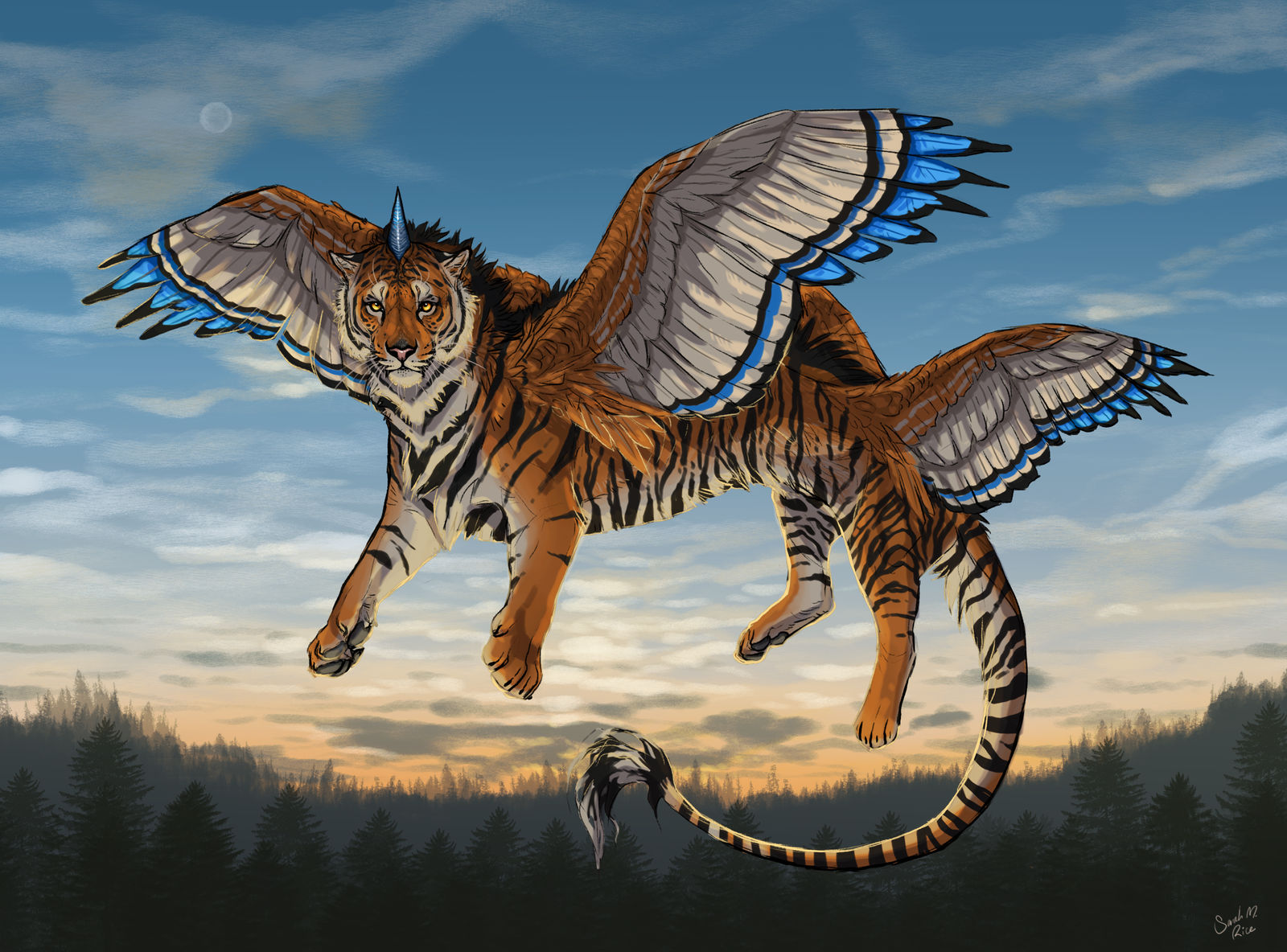 Commission: Tiger dragon by SquishyMew on DeviantArt