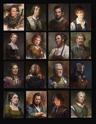 Portraits for Rival Knights